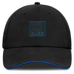 Chicago Cubs Level Up Driver Adjustable Hat - Black