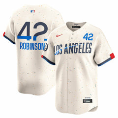 Jackie Robinson Los Angeles Dodgers City Connect Limited Player Jersey - Cream | Nike