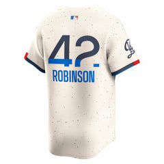 Jackie Robinson Los Angeles Dodgers City Connect Limited Player Jersey - Cream | Nike