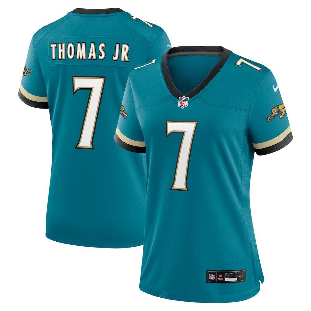 NFL Jacksonville Jaguars Brian Thomas Jr. Women's Prowler Throwback Game Jersey