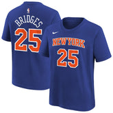 Mikal Bridges New York Knicks Youth Icon Name & Number T-Shirt - Blue | Nike cheap