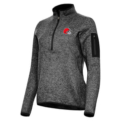 NFL Cleveland Browns Antigua Women's Fortune Half-Zip Jacket