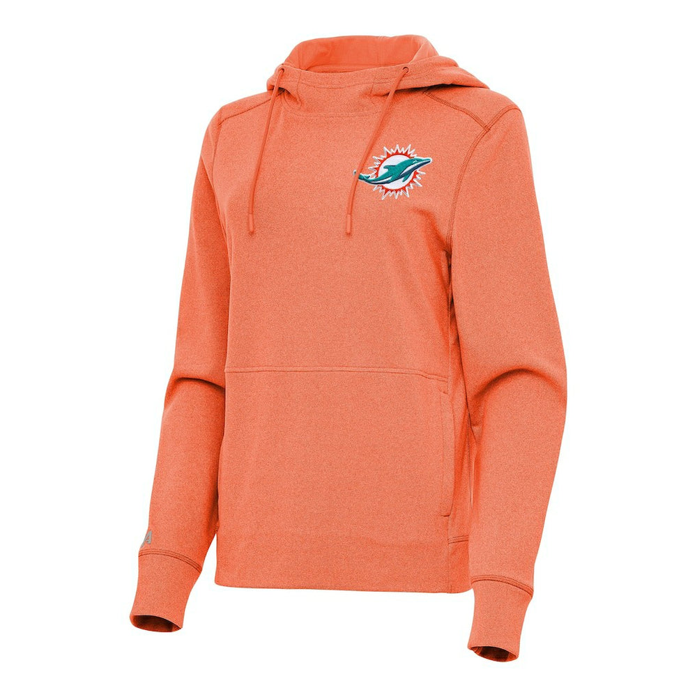 NFL Miami Dolphins Antigua Women's Justice Pullover Hoodie
