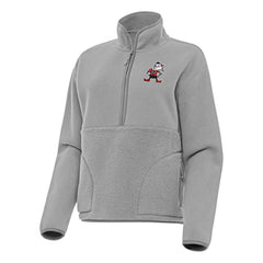 NFL Cleveland Browns Antigua Women's Figure Half-Zip Sweatshirt