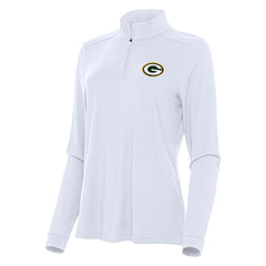 NFL Green Bay Packers Antigua Women's Intent Quarter-Zip Sweatshirt