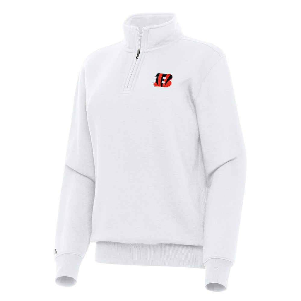 NFL Cincinnati Bengals Antigua Women's Victory Quarter-Zip Top
