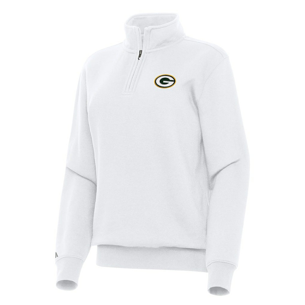 NFL Green Bay Packers Antigua Women's Victory Quarter-Zip Top
