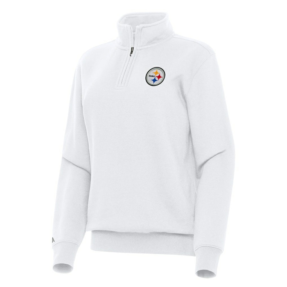 NFL Pittsburgh Steelers Antigua Women's Victory Quarter-Zip Top
