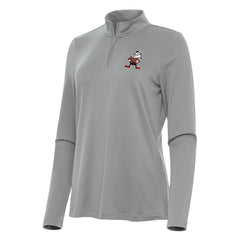 NFL Cleveland Browns Antigua Women's Reprocess Quarter-Zip Top