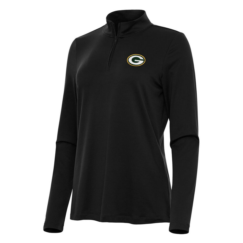 NFL Green Bay Packers Antigua Women's Reprocess Quarter-Zip Top