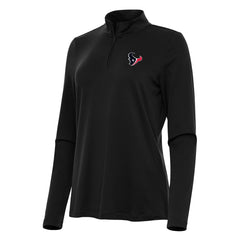 NFL Houston Texans Antigua Women's Reprocess Quarter-Zip Top