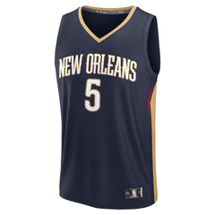 Dejounte Murray New Orleans Pelicans Fast Break Replica Player Jersey - Icon Edition - Navy | Fanatics outlet