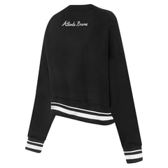 Atlanta Braves Pro Standard Women's Pearl Cropped Pullover Sweatshirt
- Black