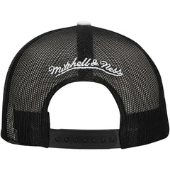 Brooklyn Nets Roper Trucker Snapback Hat - Black | Mitchell & Ness for sale
