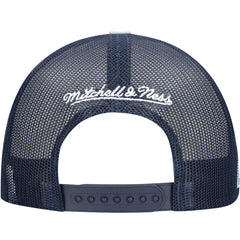 Memphis Grizzlies Roper Trucker Snapback Hat - Navy | Mitchell & Ness outlet