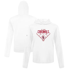 St. Louis Cardinals Levelwear Anthem Home Field Pullover Hoodie - White