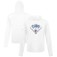Chicago Cubs Levelwear Anthem Home Field Pullover Hoodie - White