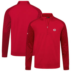 Cincinnati Reds Levelwear Aztec Insignia 2.0 Quarter-Zip Pullover Top - Red