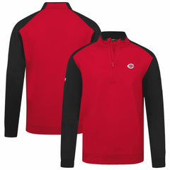 Cincinnati Reds Levelwear Insignia 2.0 Quarter-Zip Pullover Top - Red