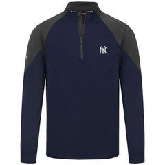 New York Yankees Levelwear Cadet Insignia 2.0 Raglan Quarter-Zip Jacket - Navy