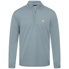 Houston Astros Levelwear Heron Insignia 2.0 Quarter-Zip Jacket - Gray