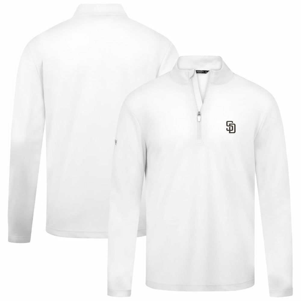 San Diego Padres Levelwear Heron Insignia 2.0 Quarter-Zip Jacket - White
