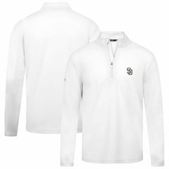 San Diego Padres Levelwear Heron Insignia 2.0 Quarter-Zip Jacket - White