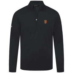 San Francisco Giants Levelwear Heron Insignia 2.0 Quarter-Zip Jacket - Black