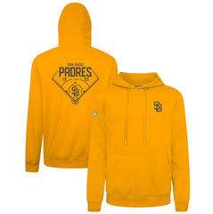 San Diego Padres Levelwear Podium Primary Pullover Hoodie - Gold