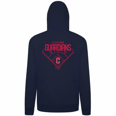 Cleveland Guardians Levelwear Podium Primary Pullover Hoodie - Navy