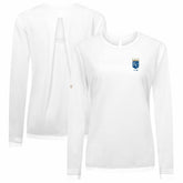 Kansas City Royals Levelwear Women's Sequoia Primary Logo Long Sleeve T-Shirt - White