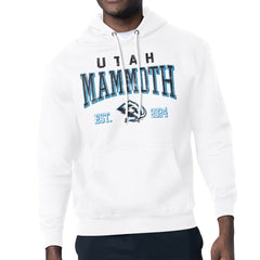 Utah Mammoth Starter Retro Graphic Fleece Pullover Hoodie