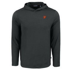 Baltimore Orioles Cutter & Buck Coastline Epic Comfort Recycled Eco Hoodie Long Sleeve T-Shirt - Black