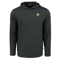 Athletics Cutter & Buck Coastline Epic Comfort Recycled Eco Hoodie Long Sleeve T-Shirt - Black
