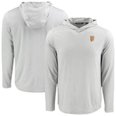 San Francisco Giants Cutter & Buck Coastline Epic Comfort Recycled Eco Hoodie Long Sleeve T-Shirt - Gray