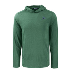 Tampa Bay Rays Cutter & Buck Coastline Epic Comfort Recycled Eco Hoodie Long Sleeve T-Shirt - Hunter Green