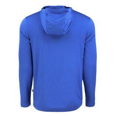 Texas Rangers Cutter & Buck Coastline Epic Comfort Recycled Eco Hoodie Long Sleeve T-Shirt - Royal