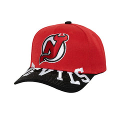 New Jersey Devils Mitchell & Ness Underarch Two-Tone Pro Crown Snapback Hat