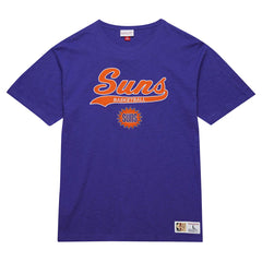 Phoenix Suns Hardwood Classics Felt Applique Slub T-Shirt - Purple | Mitchell & Ness outlet