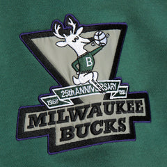 Milwaukee Bucks Hardwood Classics All Over 4.0 Pullover Sweatshirt - Heather Gray | Mitchell & Ness cheap