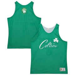 Boston Celtics Hardwood Classics Reversible Mesh Practice Jersey - Kelly Green/White | Mitchell & Ness cheap