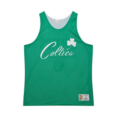 Boston Celtics Hardwood Classics Reversible Mesh Practice Jersey - Kelly Green/White | Mitchell & Ness cheap