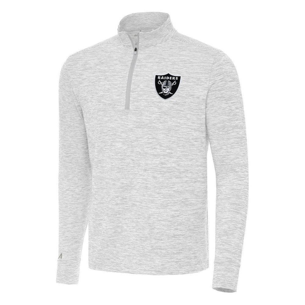 NFL Las Vegas Raiders Antigua Cause Quarter-Zip Top