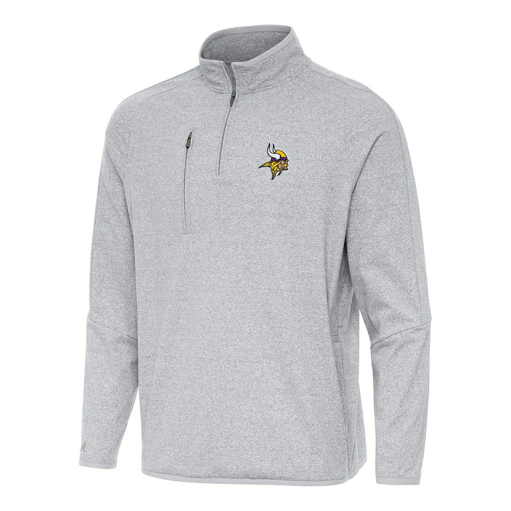 NFL Minnesota Vikings Antigua Certain Tri-Blend Quarter-Zip Top