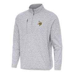 NFL Minnesota Vikings Antigua Certain Tri-Blend Quarter-Zip Top