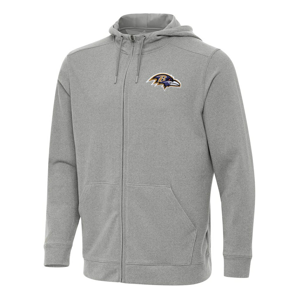 NFL Baltimore Ravens Antigua Effortless Full-Zip Hoodie