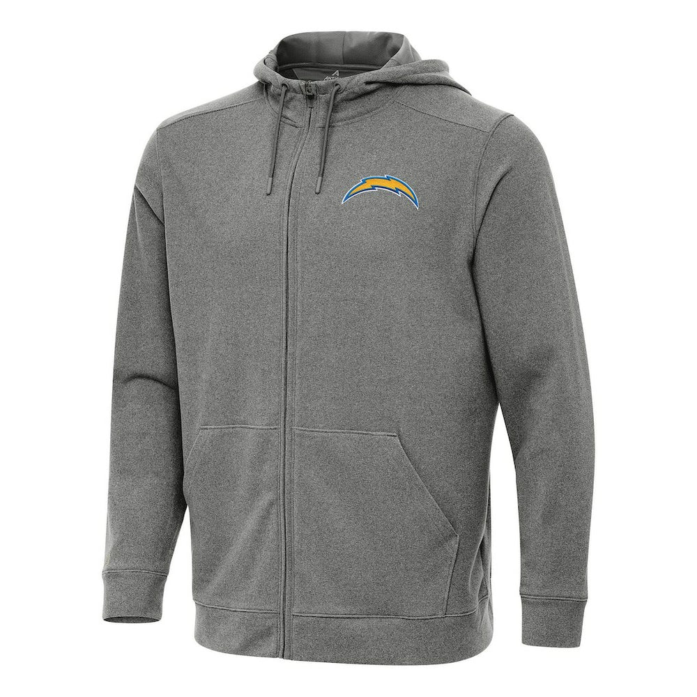 NFL Los Angeles Chargers Antigua Effortless Full-Zip Hoodie