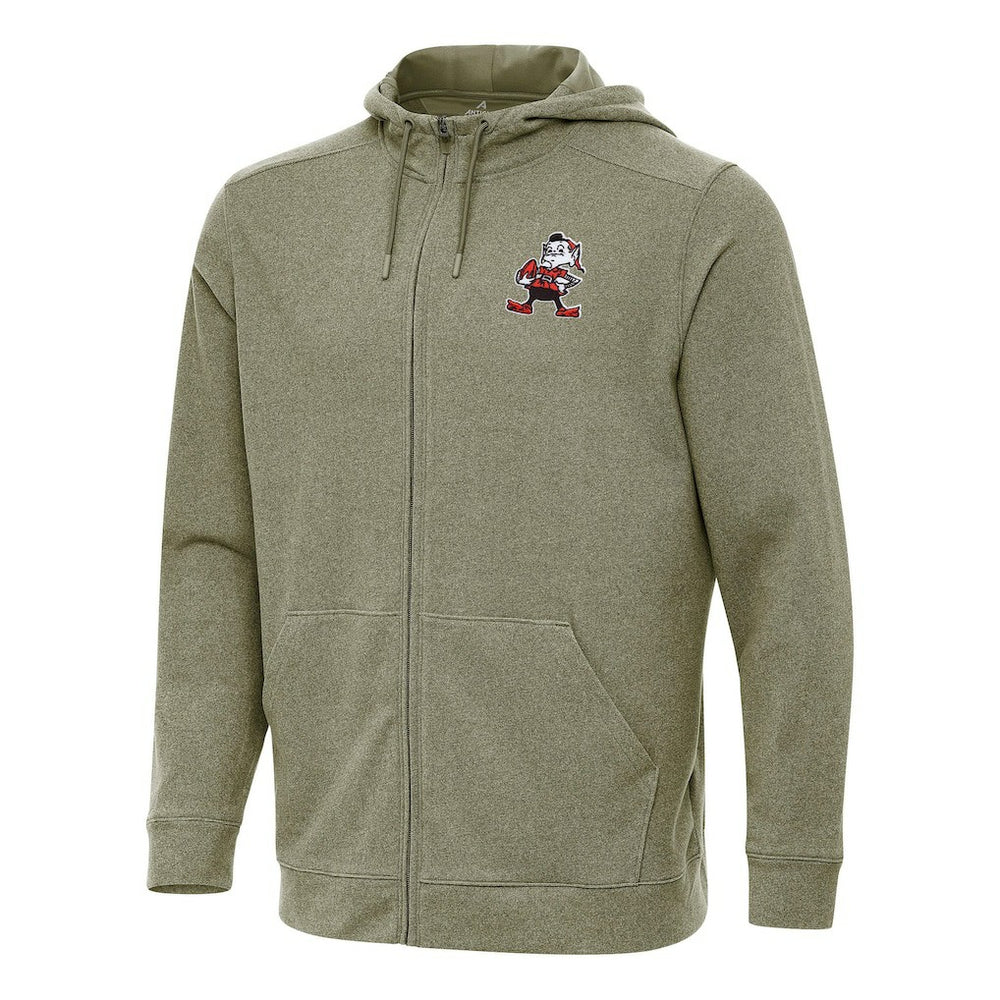 NFL Cleveland Browns Antigua Effortless Full-Zip Hoodie