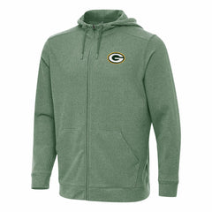 NFL Green Bay Packers Antigua Effortless Full-Zip Hoodie