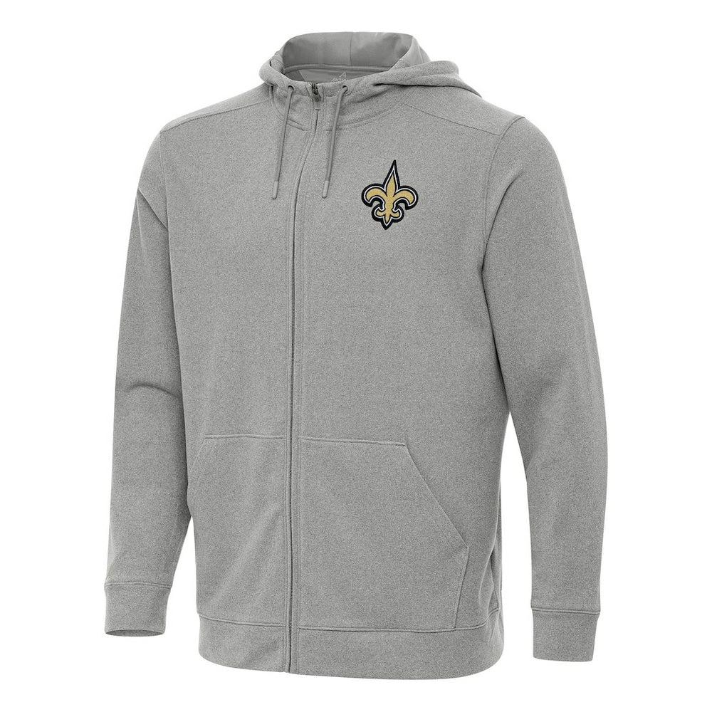 NFL New Orleans Saints Antigua Effortless Full-Zip Hoodie